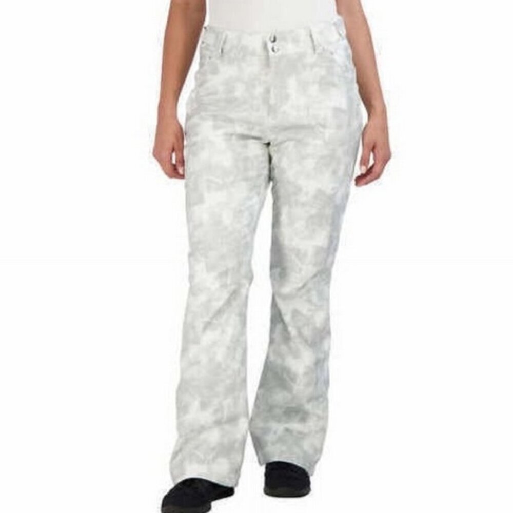 Gerry Ladies Snow Tech Pants w/ 4 Way Stretch White/Gray NWT